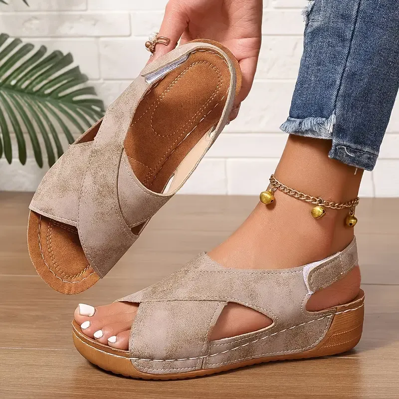 VitaFeet | Sandales Orthopédiques Faites Main Vintage Rosy
