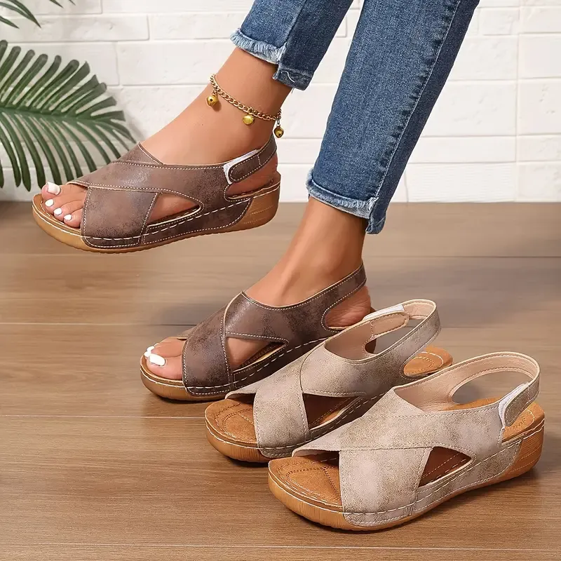 VitaFeet | Sandales Orthopédiques Faites Main Vintage Rosy