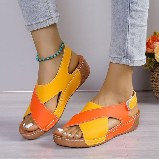 VitaFeet | Sandales Orthopédiques Faites Main Vintage Rosy